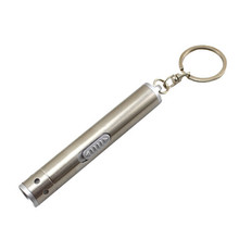 New Stainless steel bright light keychain LED flashlight outdoor mini flashlights hand xenon led lamp