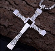 Speed-5-Fast-and-Furious-6-moive-necklace-Dominic-Toretto-cross-silver-plated-vin-diesel-cross