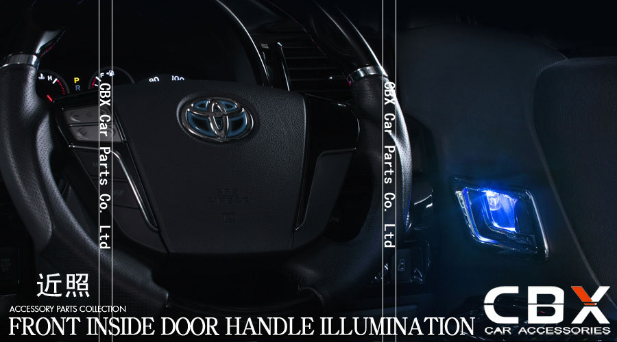 front inside door handle illumination led atmosphere lamp for toyota car 5