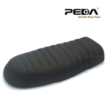 Cafe Racer Flat Seat Retro Vintage Locomotive Refit Motorcycle Leather Black A Cover High Quality Waterproof