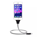 Flexible Stand UP USB Charging Sync Data Cable Phone Charger Holder For iPhone Android Charging Cable