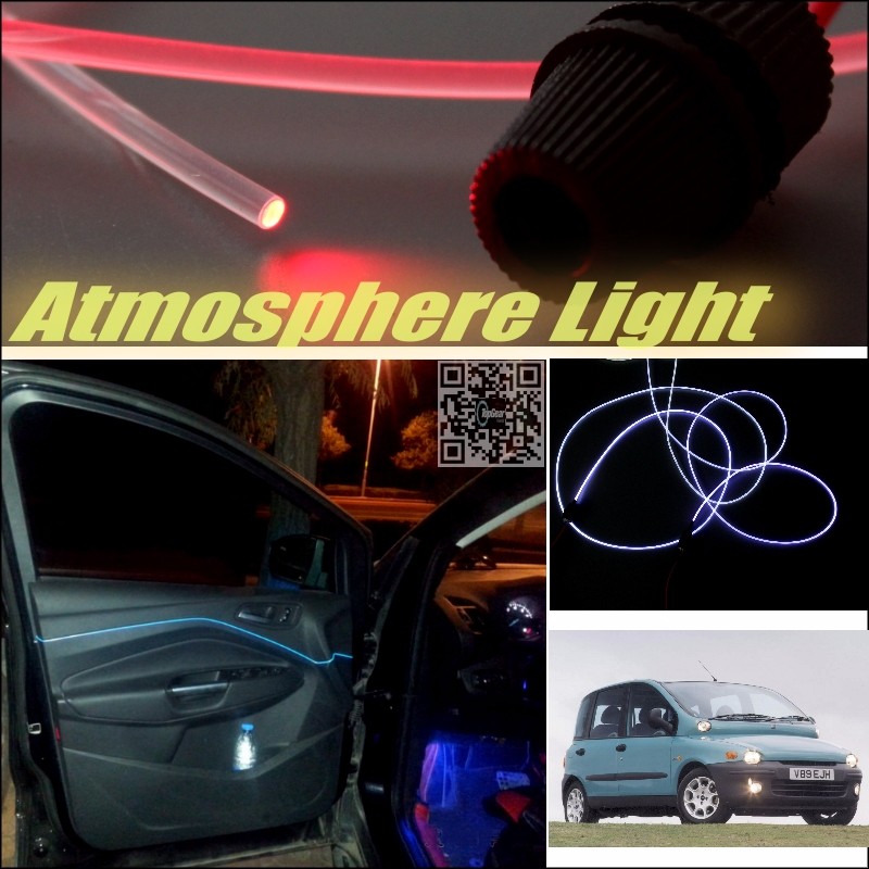 Car Atmosphere Light Fiber Optic Band For Fiat Multipla Furiosa Interior Refit No Dizzling Cab Inside DIY Air light