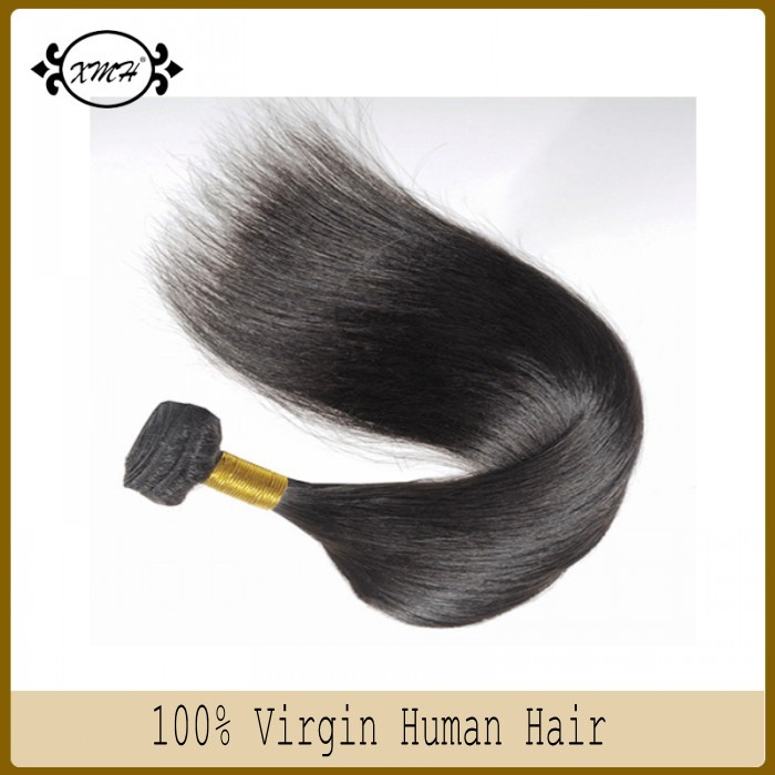 XMH Hair Products Topsale Brazilian Virgin Hair Straight 5 Bundles 7A  100% Human Hair Extension Brazilian Straight Hair Bundles