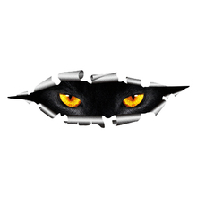 Cool 3D Car Styling Funny Cat Eyes Peeking Car Sticker Waterproof Peeking Monster Auto Accessories Whole Body Cover for All Cars
