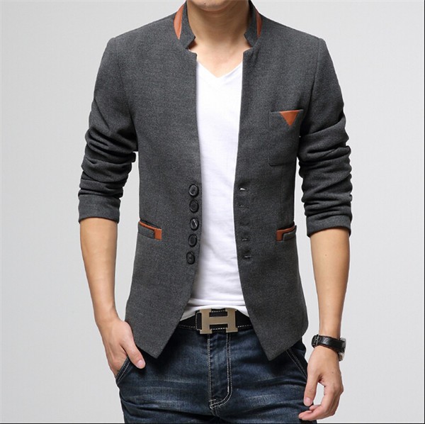 New-2014-Fall-Spring-Casual-Slim-Fit-Woolen-Blazer-Mens-Korean-Style-Fashion-Stand-Collar-Suit (2)