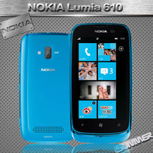 Original Unlocked Nokia Lumia 610 Windows Cell Phone 8GB Storage Camera 5.0MP GPS Wifi 3G SmartPhone Refurbished Mobile Phone