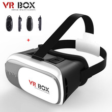 HOT VR BOX II 2.0 Google Cardboard Version VR Virtual Reality 3D Glasses For 3.5 – 6.0″ Smart Phone + Bluetooth Controller