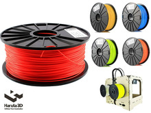 New Arrival Fluorenscence Red 3d printer filament PLA ABS 1.75mm 3mm 1kg/spool Colorful Option for Makerbot/Reprap/Mendal