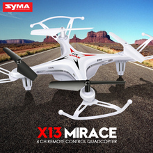 100% Original SYMA X13 4CH 2.4G 6-Axis Shatterproof Remote Control Aircraft 3D Rollover Gimbal Pocket RC Helicopter Drone toys