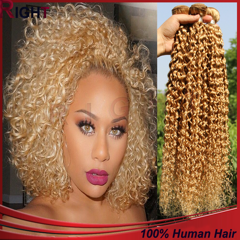 Curly Blonde Hair Extensions 97