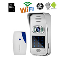 Free Shipping New Code Keypad Wireless Wifi 720P Video Intercom Door Phone for iPad Phone Remote