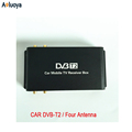 Aoluoya Newest 4 Tuner Car DVB T2 Tuner Digital Car Tv Tuner MPEG4 Car mobile digital