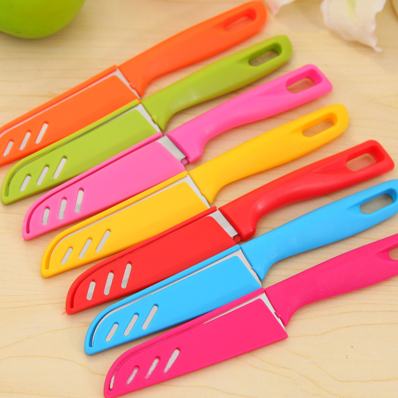 color random mixed fruit peeling knife tool and stainless steel Home Furnishing portable Daotao wholesale