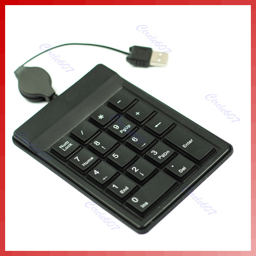 USB Numeric Numerical Keypad Keyboard Pad for Laptop PC