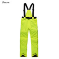 New brand unisex Strap thick warm windproof waterproof winter ski pants women outdoor sports men snowboard