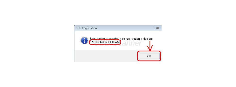 Renault CLiP Registration Step-5