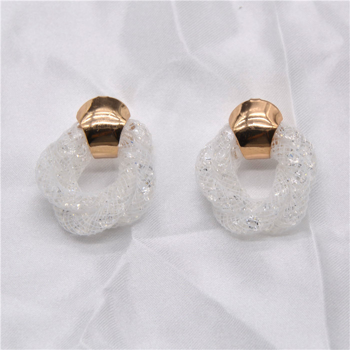 Gold Stud Earrings-1