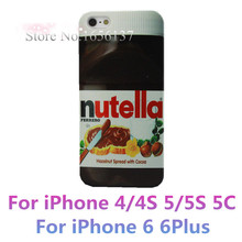 2016 новый Nutella дизайн закаленная пластиковые телефона чехол для Apple , iPhone 4 4S 5 5S 5C 6 6 S 6 плюс 6 S плюс бесплатная доставка