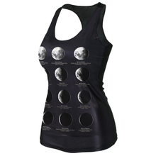 2016 Hot Sale Sexy Women Punk Tank Top Blouse Rock Tee Camisole Digital Print Gothic Tops Vest New ZT2