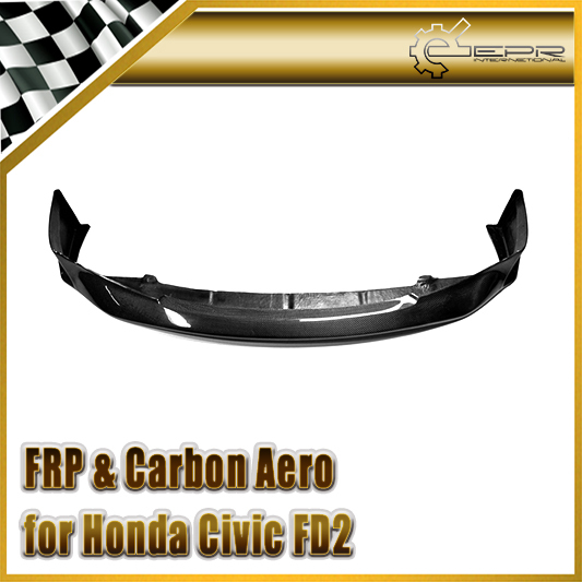 Honda civic carbon fiber front lip #5