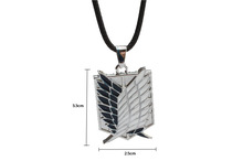 Attack on Titan New Cartoon Anime 2 Color Attack on Titan investigation Corps flag wing necklace