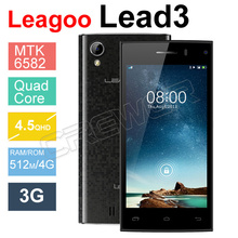 Original Leagoo Lead 3 4 5 QHD MTK6582 Quad Core Android 4 4 Unlocked Smart Mobile