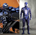 MovieCoser Best Quality New Venom Cosplay Costume Venom Spandex Zentai Suit Venom Lycra Muscle Cosplay Suit