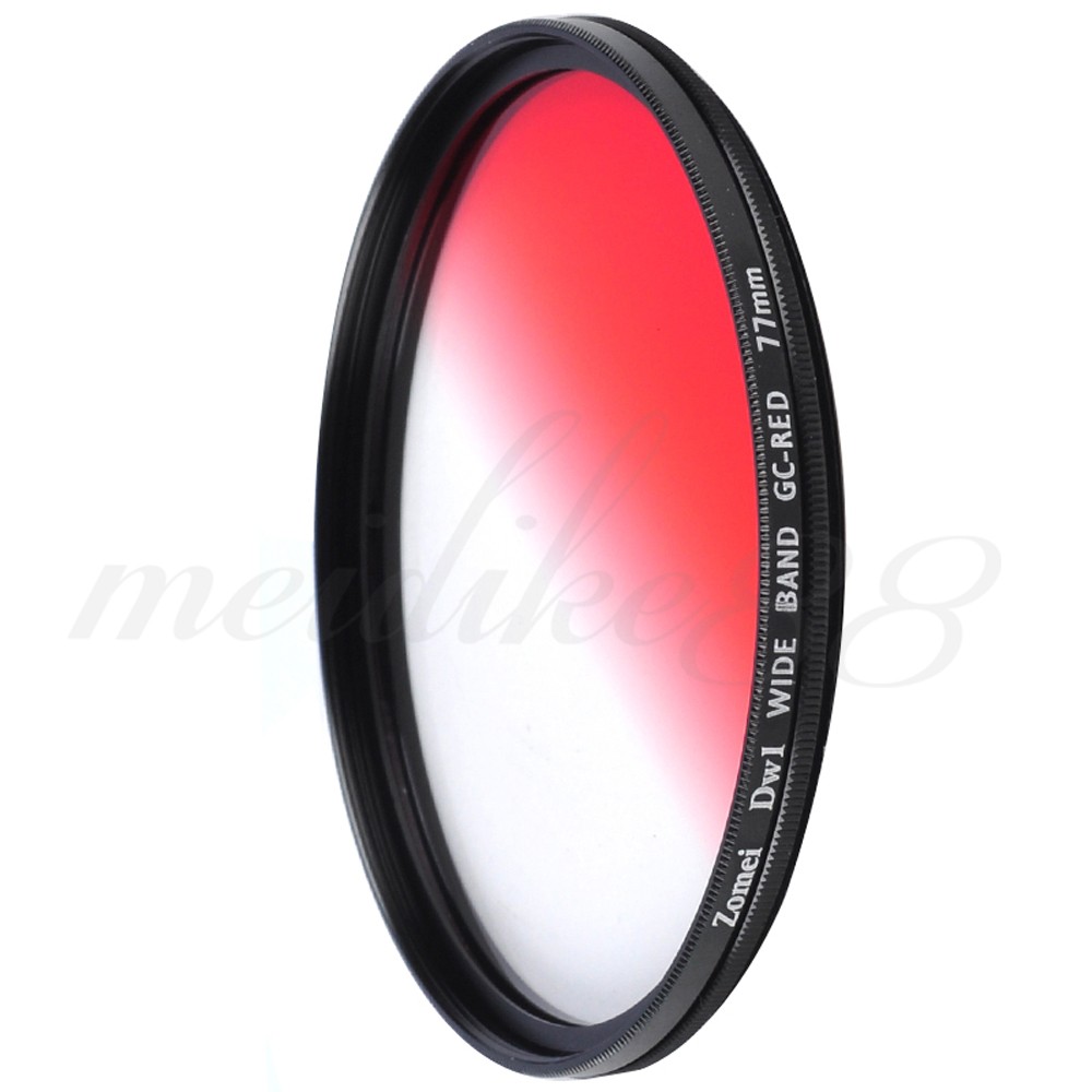Zomei Ultra Slim Circular Gradual GC Grey Blue Orange Red Lens Filter Kit (7)