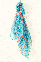 New Fashion Autumn Stylish Girl Women Scarf Winter Warm Tassel Chiffon Silk Polyester Leopard Printed Shawl