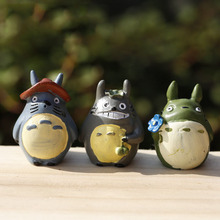 3pcs Japanese Anime My Neighbor Totoro Smiling Tototro Laughing Totoro Action Figures Cute kid Gift