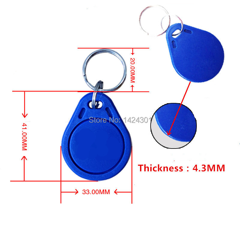 Купить водонепроницаемый abc rfid тег брелок брелок ключ finder 13,56 ...