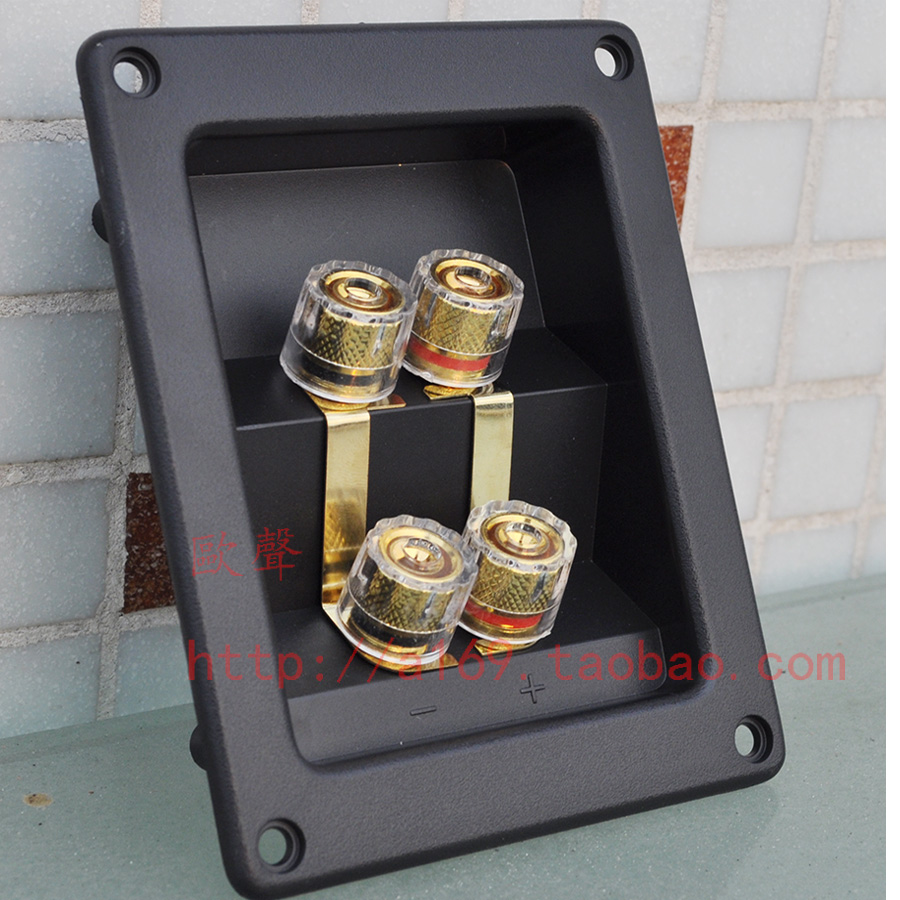 Free Shipping thickening font b speaker b font wiring box Large transparent crystal copper line column