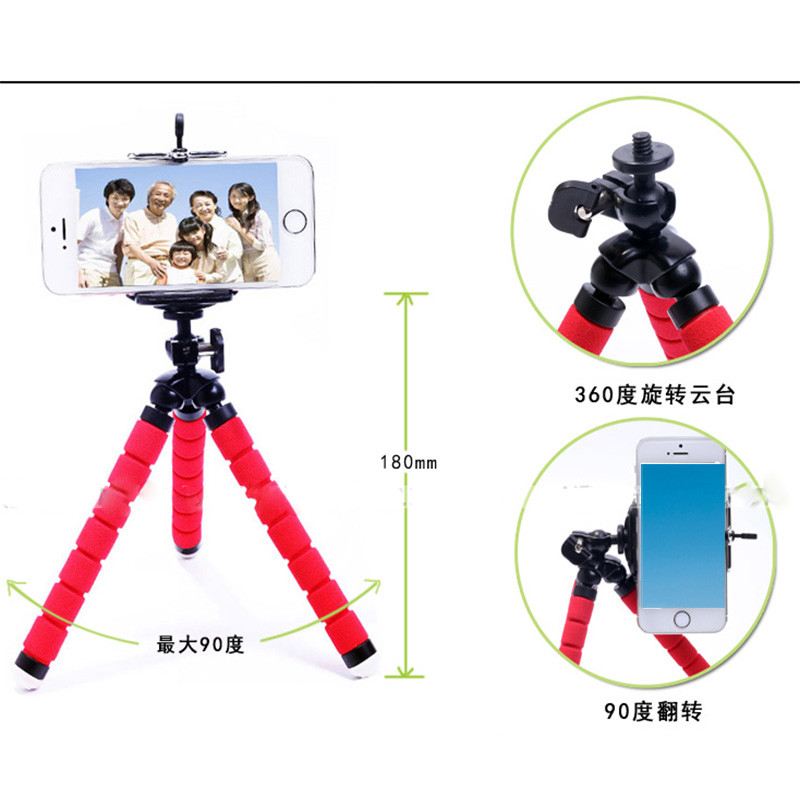 Description Picture 5 of itemNew Mini Flexible Octopus Tripod Camera Phone Tripod Stand 360 degree roating head universal for digital camera phone sports ACT
