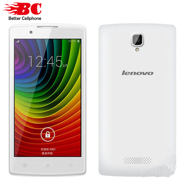 Оригинал Lenovo A2860 Смартфон 4.5 "480x854 MT6735 Quad Core Android 4.4 GPS 512 МБ RAM 4 ГБ ROM 5.0MP Камера Dual Micro SIM