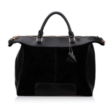 Genuine Leather And TOP END PU Bag Large Size Vintage Handbag Women Cowhide Leather Bag Suede