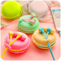 2016 New Macarons Candy Color in ear Earphones for Samsung Xiaomi Cute Girls for MP3 Player