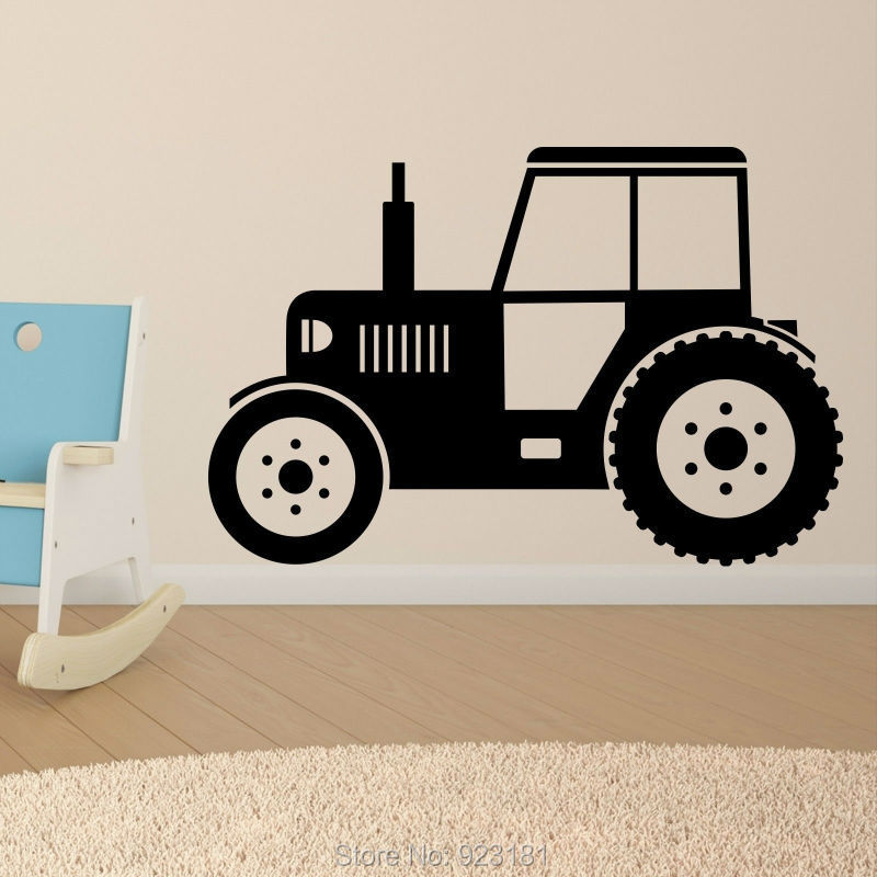 Farm Wall Art promotion hot tractor silhouette farm art decal home diy Farm Wall Art promotion hot tractor silhouette farm art decal home diy