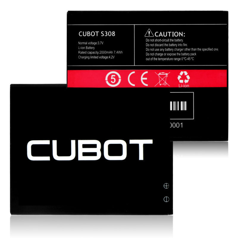 Cubot s308  100%  2000    -android   +   +   -  