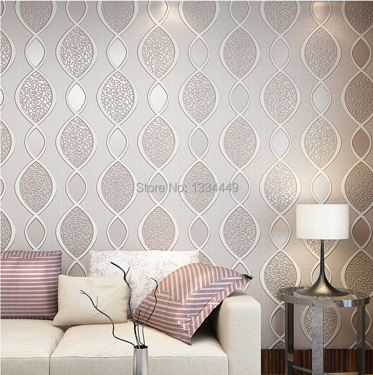 Blue Wallpaper non-woven modern brief stripe wallpaper thickening three-dimensional 3d wallpaper eco-friendly abstract