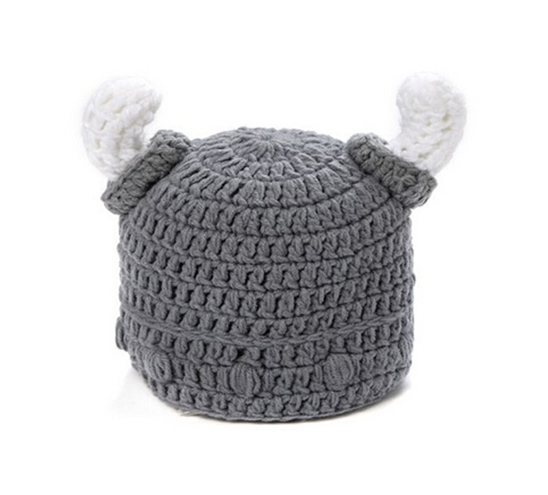 -new-Children-s-winter-hat-handmade-crocheted-Viking-horns ...