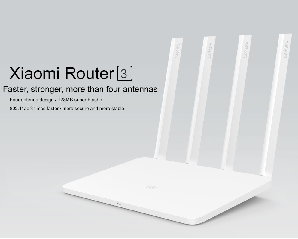 Original Xiaomi Mi WIFI Router 3 CPU MT7620A 2.4G5G WiFi Roteador Dual band 4 antenna APP Control 1167Mbps ok   (1)