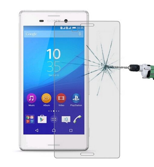Amazing 9H 0 3mm 2 5D Nanometer Tempered Glass screen protector for Sony Xperia M4 Aqua