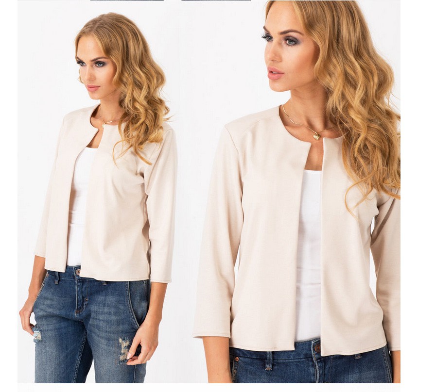 2015 Fall Fashion Women Blazer Slim Candy Color Short Design casacos feminino blazers and jackets JT92 (11)