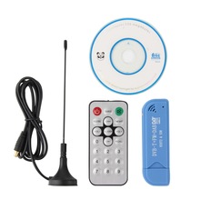 USB 2.0 Digital DVB-T SDR+DAB+FM HDTV TV Tuner Receiver Stick RTL2832U+R820T2 Antenna with Remote Control