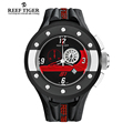 Reef Tiger RT Chronograph Sport Watches for Men Dashboard Dial Swiss Quartz Movement Watch with Date