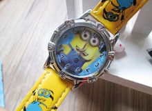 1Pcs Kids Cartoon Minions Watches With Boxes Children Despicable Me Wrist Watches