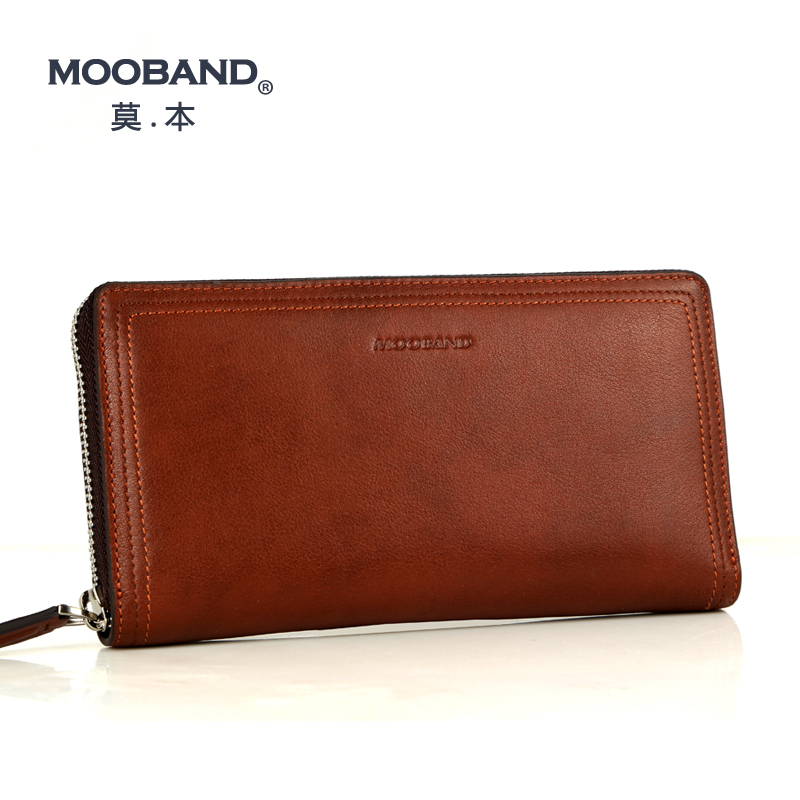 Diy lettering male genuine leather long wallet design cowhide wallet male mbc01018