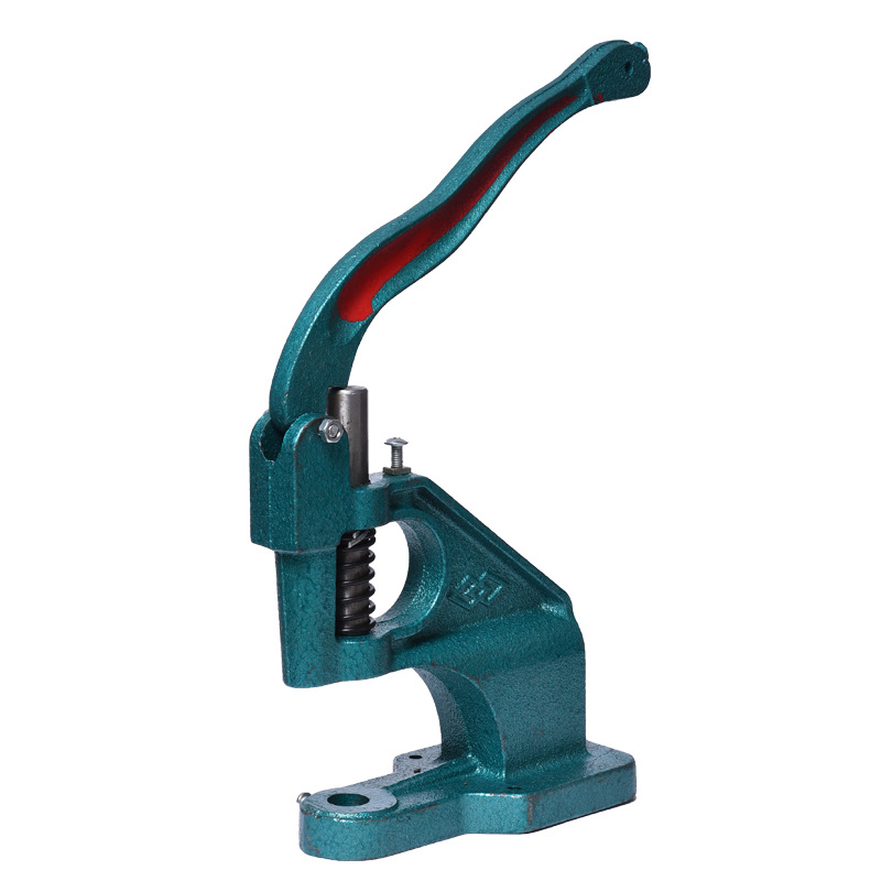 Metal Manual Grommet Machine Hand Press Eyelets Spot Snap Button Punch Tool Fabric Covered