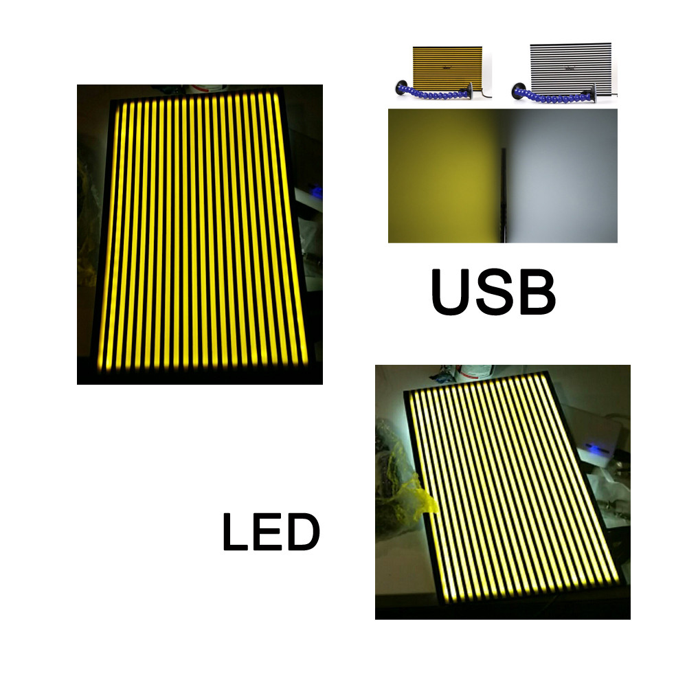 LED Dent Testing Reflective Board Double Panel 5V USB Repair Strip Line Board 