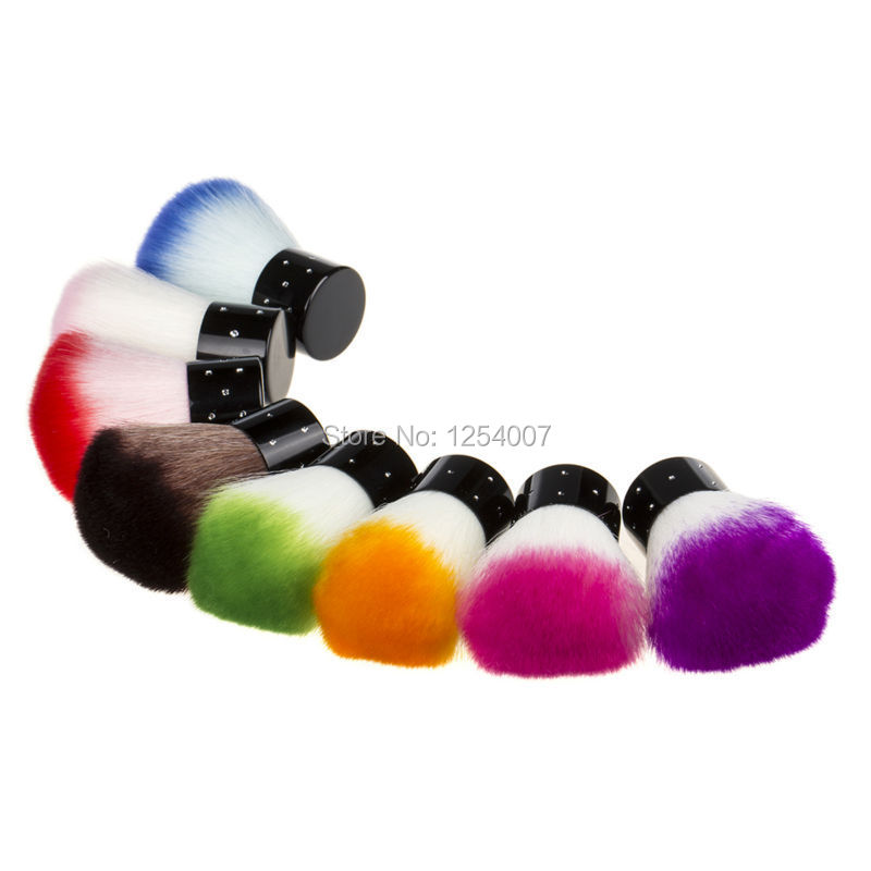 New Colorful Nail tools Brush For Acrylic & UV Gel Nail Art Dust Cleaner nail dust brushes